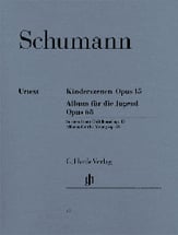 Album for the Young, Op. 68 and Scenes from Childhood, Op. 15 piano sheet music cover